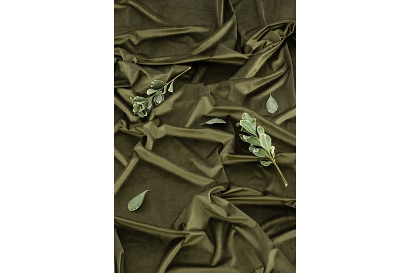 Mary Gardin 135x250 cm - Grön - Products - Textil & mattor - Gardiner - Gardinlängder - Kanallängd