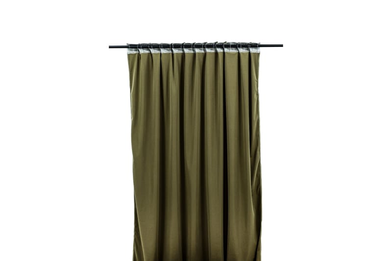 Mary Gardin 135x250 cm - Grön - Products - Textil & mattor - Gardiner - Gardinlängder - Kanallängd