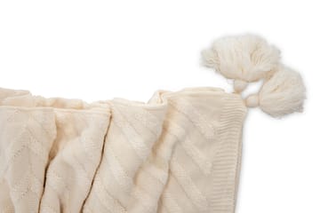 Katlyn Pläd 130x170 cm - Vit - Products - Textil & mattor - Filt & pläd