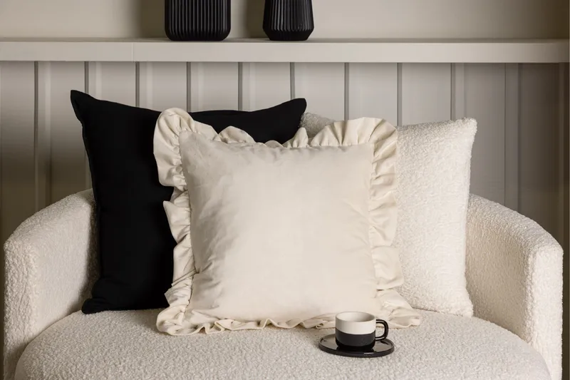 Hailey Kuddfodral - Vit - Products - Textil & mattor - Kudde & kuddfodral - Kuddfodral