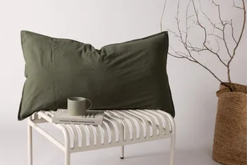 Ronja Kuddfodral - Grön - Products - Textil & mattor - Kudde & kuddfodral - Kuddfodral