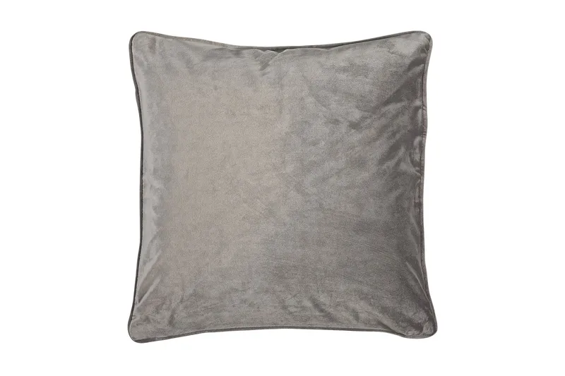 Sameta Kuddfodral 45x45 cm Sammet - Grå - Products - Textil & mattor - Kudde & kuddfodral - Kuddfodral
