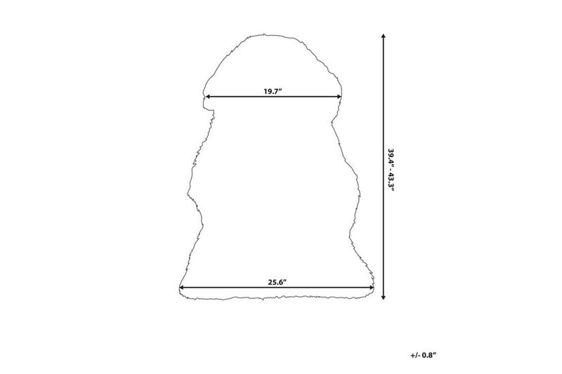 Uluru Fårskinn 65x110 cm - Lila - Products - Textil & mattor - Matta - Fäll & skinnmatta - Fårskinn & lammskinn