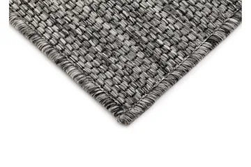 Madrid Square Flatvävd Matta 133x190 - Grå/Svart - Products - Textil & mattor - Matta - Flatvävd matta
