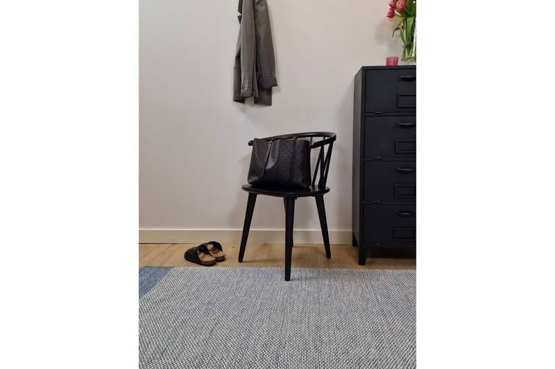 Alva Bomullsmatta 140x200 cm Rektangulär - Blå - Products - Textil & mattor - Matta - Modern matta - Bomullsmatta