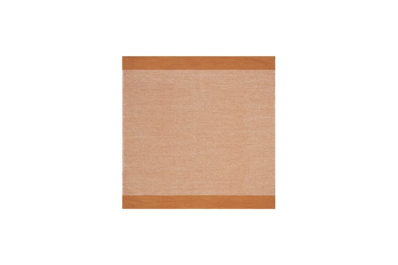 Alva Bomullsmatta 240x240 cm Kvadratisk - Orange - Products - Textil & mattor - Matta - Modern matta - Bomullsmatta