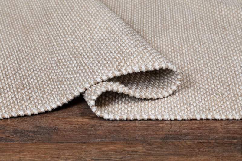 Alva Bomullsmatta 240x240 cm Kvadratisk - Sand - Products - Textil & mattor - Matta - Modern matta - Bomullsmatta