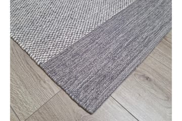 Alva Bomullsmatta 75x150 cm Oval - Grå - Products - Textil & mattor - Matta - Modern matta - Bomullsmatta
