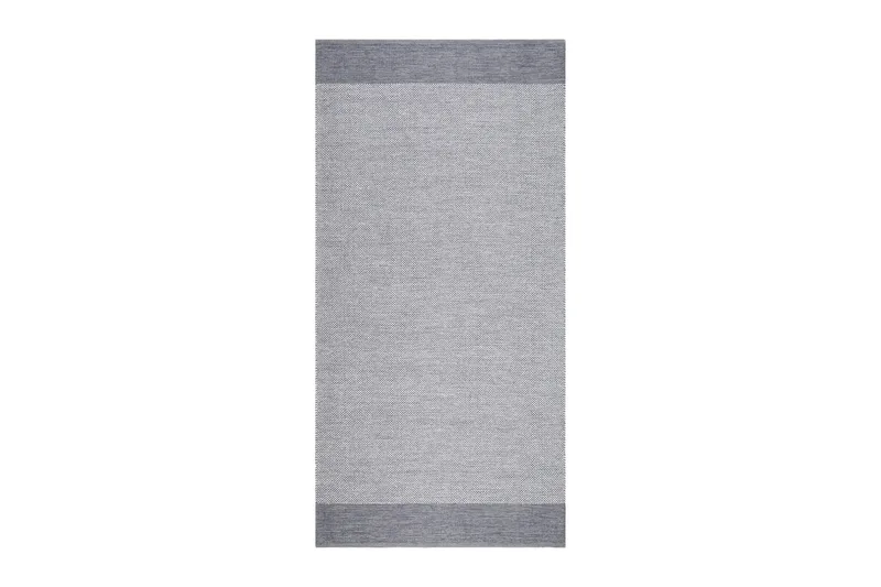 Alva Bomullsmatta 75x340 cm Oval - Grå - Products - Textil & mattor - Matta - Modern matta - Bomullsmatta