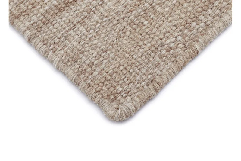 Birka Ullmatta Ø120 cm Rund - Sand - Products - Textil & mattor - Matta - Modern matta - Ullmatta