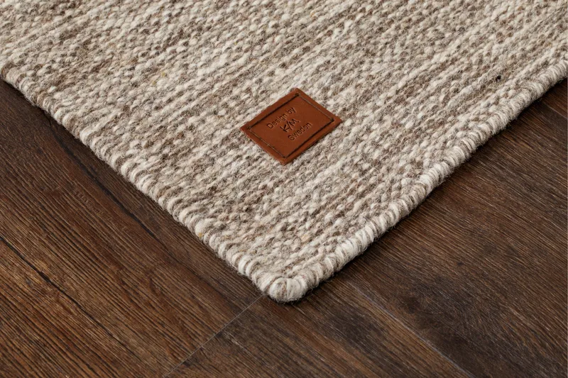 Birka Ullmatta Rektangulär 75x150 cm - Mörklinne - Products - Textil & mattor - Matta - Modern matta - Ullmatta