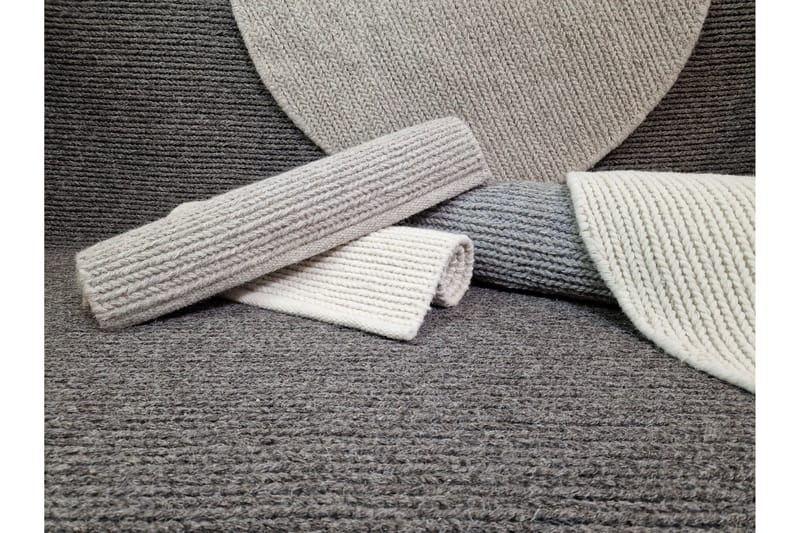 Dalarö Ullmatta Ø200 cm Rund - Beige - Products - Textil & mattor - Matta - Modern matta - Ullmatta