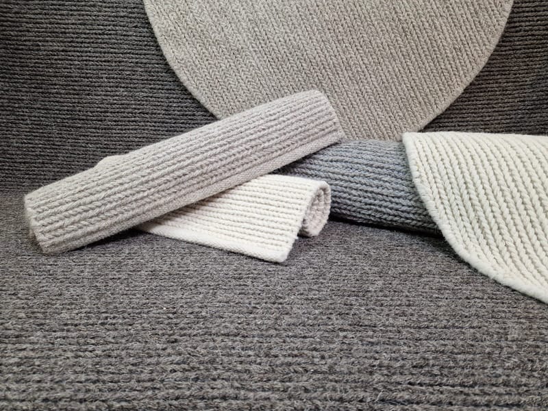 Dalarö Ullmatta 300 cm Rund - Linne - Products - Textil & mattor - Matta - Modern matta - Ullmatta