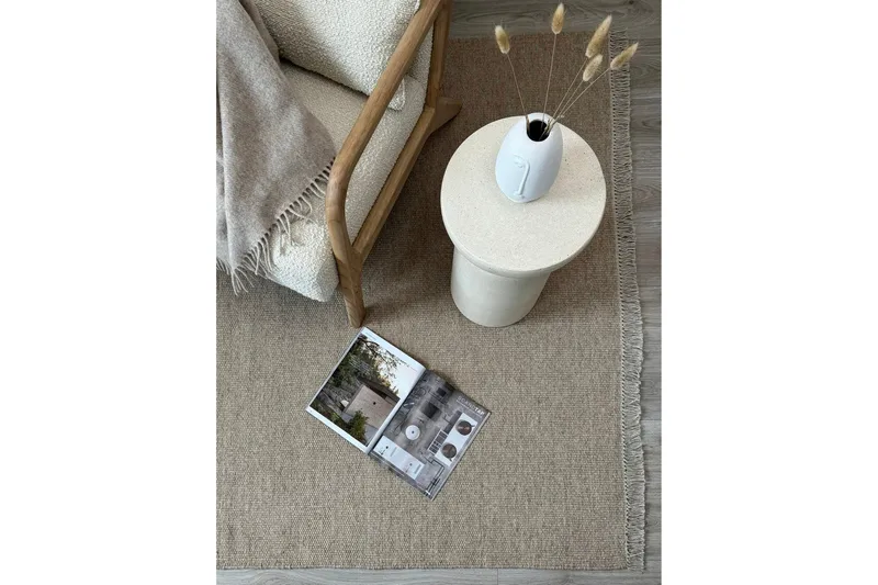 Eden Ullmatta 200x300 cm Rektangulär - Beige - Products - Textil & mattor - Matta - Modern matta - Ullmatta
