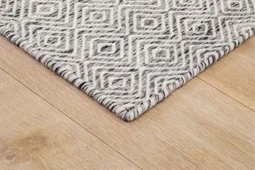 Gåsöga Ullmatta 140x200 cm Rektangulär - Grå - Products - Textil & mattor - Matta - Modern matta - Ullmatta