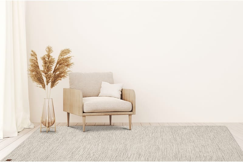 Gåsöga Ullmatta 160x230 cm Rektangulär - Beige - Products - Textil & mattor - Matta - Modern matta - Ullmatta