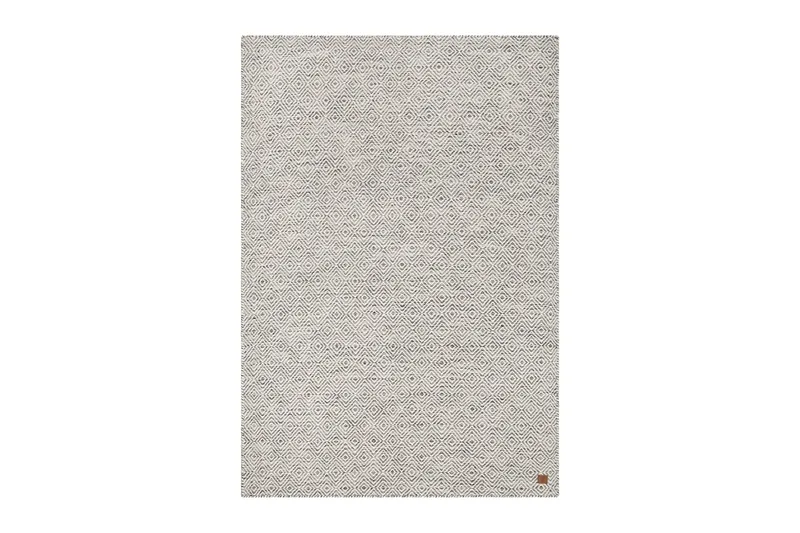 Gåsöga Ullmatta 160x230 cm Rektangulär, Grå
