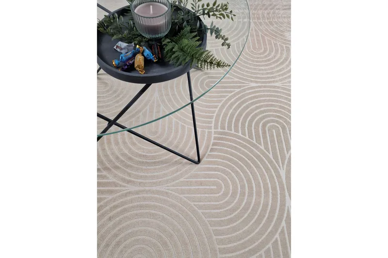 Granada Viskosmatta 200x290 cm - Sand - Products - Textil & mattor - Matta - Modern matta - Viskosmatta & konstsilkesmatta