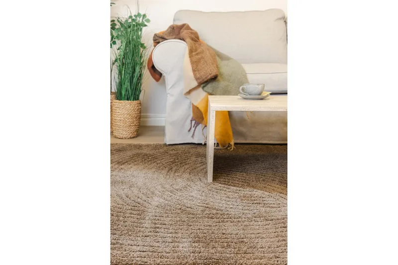 Maskinvävd Matta Genova Harmony - 240x340 cm, Mocca - Products - Textil & mattor - Matta - Modern matta - Wiltonmatta