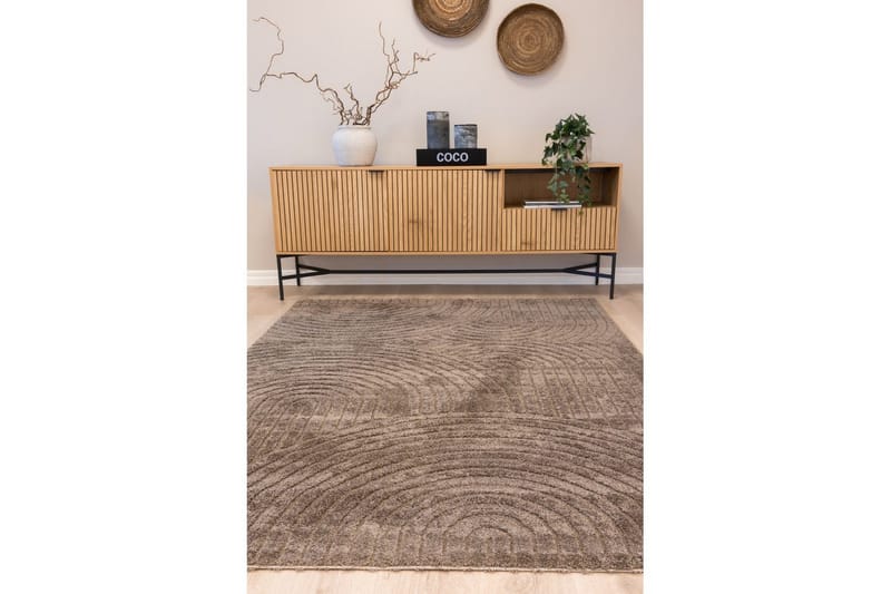 Maskinvävd Matta Genova Zen - 160x230 cm, Mocca - Products - Textil & mattor - Matta - Modern matta - Wiltonmatta