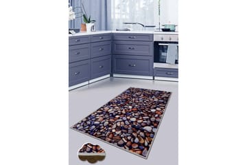 Nobukatsu Wiltonmatta 60x100 cm Rektangulär - Flerfärgad - Products - Textil & mattor - Matta - Modern matta - Wiltonmatta