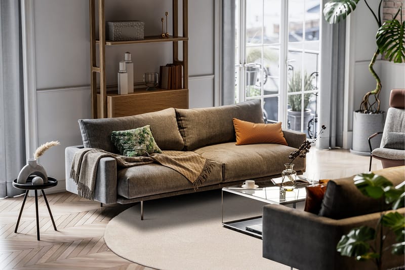 Sheraton Ryamatta Rund 240 cm - Creme - Products - Textil & mattor - Matta - Modern matta - Ryamatta