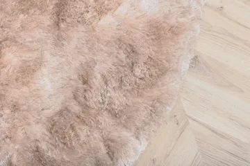 Shiva Ryamatta Rund 200 cm - Champagne - Products - Textil & mattor - Matta - Modern matta - Ryamatta