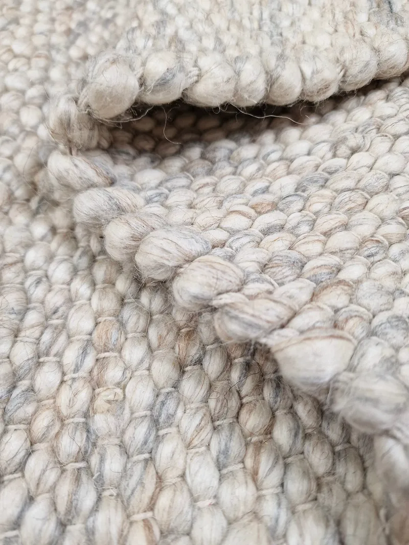 Skagen Ullmatta 140x200 cm Rektangulär - Sandmelange - Products - Textil & mattor - Matta - Modern matta - Ullmatta