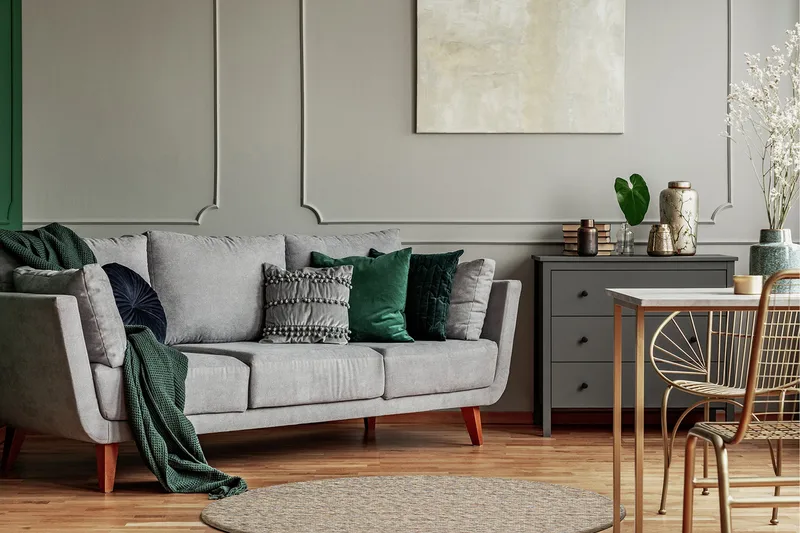 Skagen Ullmatta 160 cm Rund - Sandmelange - Products - Textil & mattor - Matta - Modern matta - Ullmatta