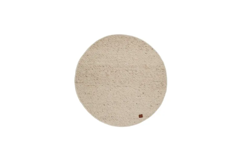 Skagen Ullmatta 300 cm Rund, Naturmelange