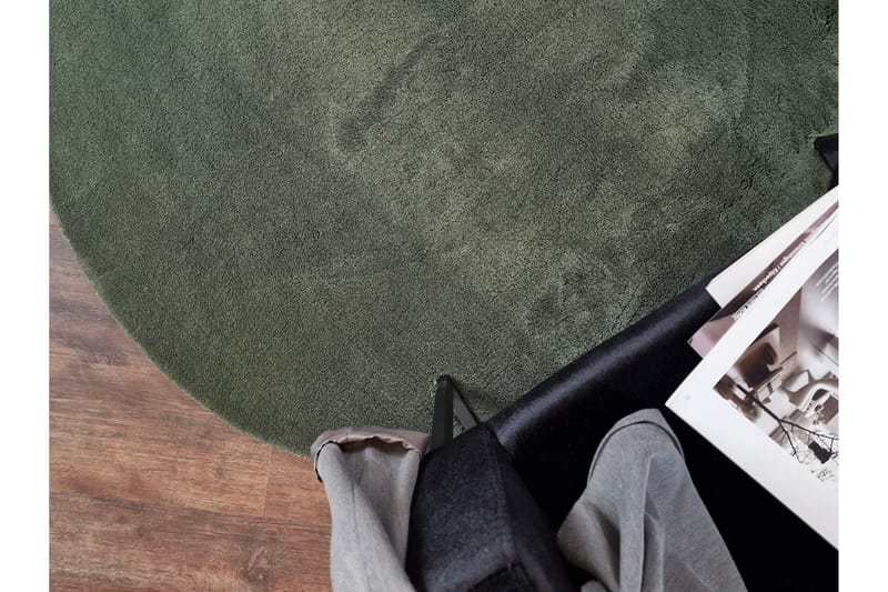 Soft Wiltonmatta 200 cm Rund - Smaragdgrön - Products - Textil & mattor - Matta - Modern matta - Wiltonmatta