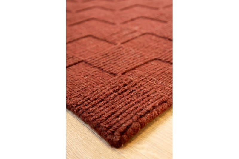 Sydney Ullmatta 200x200 cm - Röd - Products - Textil & mattor - Matta - Modern matta - Ullmatta