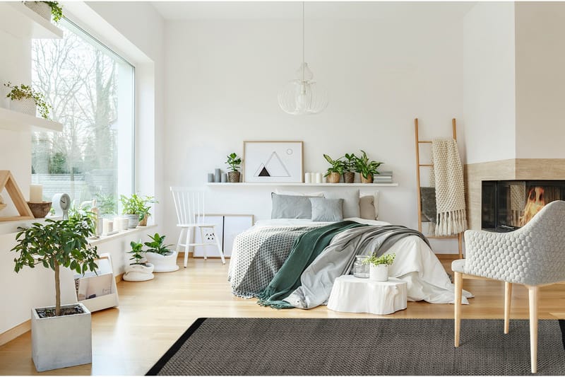 Torsby Ullmatta 140x200 cm Rektangulär - Svart - Products - Textil & mattor - Matta - Modern matta - Ullmatta