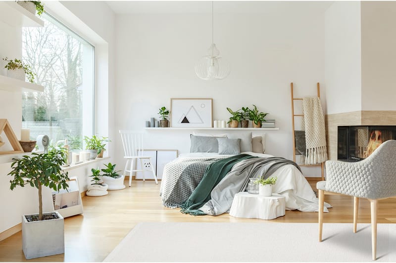 Torsby Ullmatta 200x290 cm Rektangulär - Vit - Products - Textil & mattor - Matta - Modern matta - Ullmatta