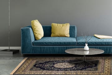 Casablanca Medallion Orientalisk Matta 130x190 - Marinblå - Products - Textil & mattor - Matta - Orientalisk matta - Persisk matta