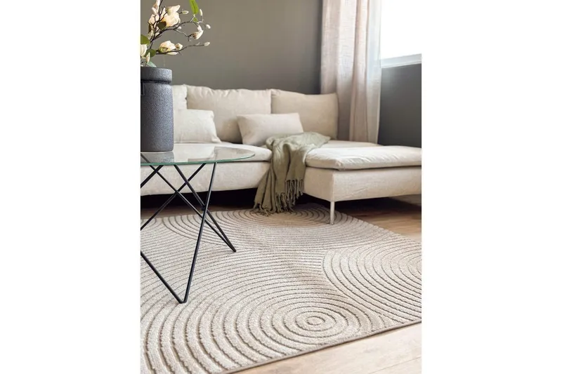 Wiltonmatta Hawaii Trend 240x240 cm, Linne - 240x240 cm, Linne - Products - Textil & mattor - Matta - Utomhusmatta