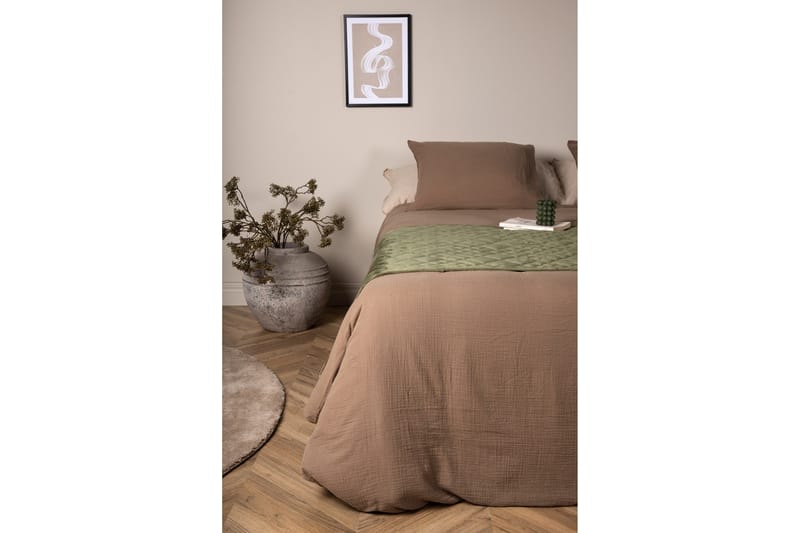 Jilly Överkast 80x260 cm - Grön - Products - Textil & mattor - Sängkläder - Överkast - Överkast dubbelsäng