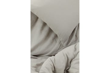 Mila Bäddset 2-Dels 150x200/50x60 cm - Ljusgrå - Products - Textil & mattor - Sängkläder - Bäddset & påslakanset - Påslakanset dubbelsäng