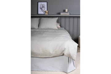 Mila Bäddset 2-Dels 220x240/50x60 cm - Ljusgrå - Products - Textil & mattor - Sängkläder - Bäddset & påslakanset - Påslakanset dubbelsäng