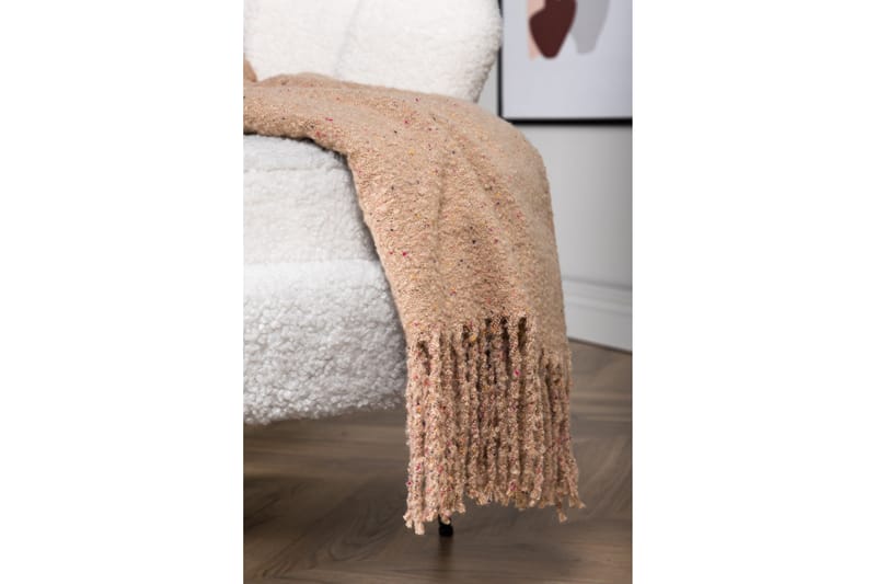 Tilly Pläd 130x170 cm - Beige - Products - Textil & mattor - Filt & pläd
