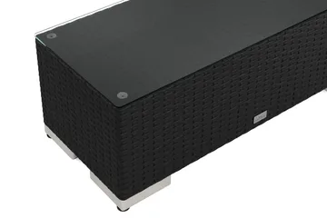 Bahamas Avslut utomhus 90 cm - Svart - Products - Utemöbler & utemiljö - Övrigt utemöbler - Moduler utesoffa