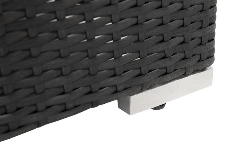 Wisconsin Premium Mittmodul utomhus i konstrotting - Svart - Products - Utemöbler & utemiljö - Övrigt utemöbler - Moduler utesoffa - Mittmodul utesoffa