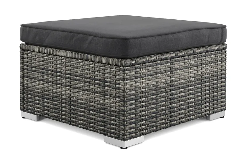 Wisconsin Divan Modul utomhus i konstrotting med vattenavisande dyna - Grå - Products - Utemöbler & utemiljö - Övrigt utemöbler - Moduler utesoffa