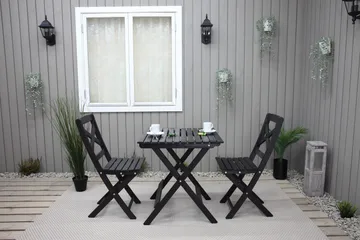 Edilma Klappstol Utomhus - Mörkbrun - Products - Utemöbler & utemiljö - Balkong & altan - Balkongmöbler - Balkongstol