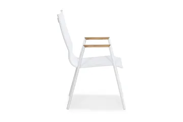 Las Karmstol Utomhus Vegas - Vit/beige - Products - Utemöbler & utemiljö - Balkong & altan - Balkongmöbler - Balkongstol