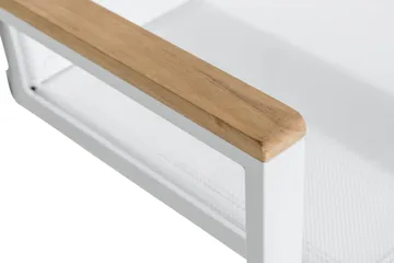 Las Vegas Stapelstol Utomhus - Teak/Vit - Products - Utemöbler & utemiljö - Balkong & altan - Balkongmöbler - Balkongstol