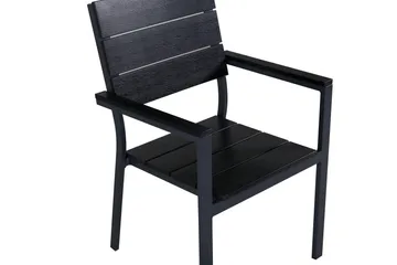 Levels Stapelstol Utomhus Svart - Venture Home - Products - Utemöbler & utemiljö - Balkong & altan - Balkongmöbler - Balkongstol