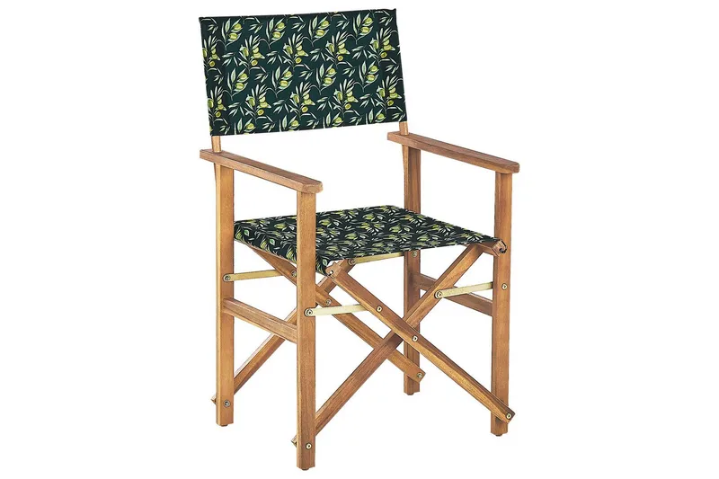 Salve Karmstol Utomhus, Mörkgrön/Vit/Ljusbrun