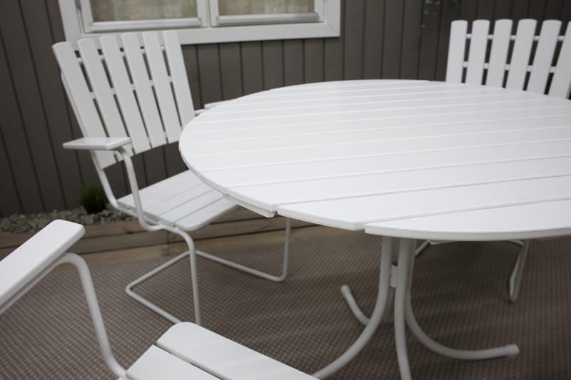 Vaxholm Karmstol Utomhus Vit - KWA - Products - Utemöbler & utemiljö - Balkong & altan - Balkongmöbler - Balkongstol