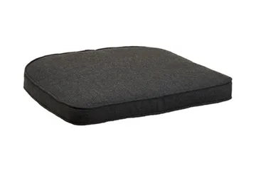 Fritab Sunbrella Krabi Sittdyna 46x49 cm Svart - Fritab - Products - Utemöbler & utemiljö - Dynor - Sittdyna & ryggdyna utemöbler